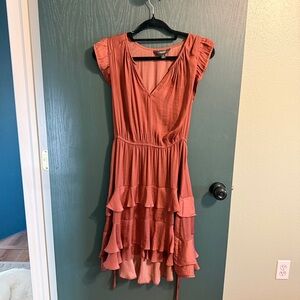 Simply Vera Vera Wang Terracotta High Low Dress